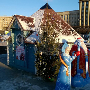 Чум для Новогодней ярмарки, Московская площадь