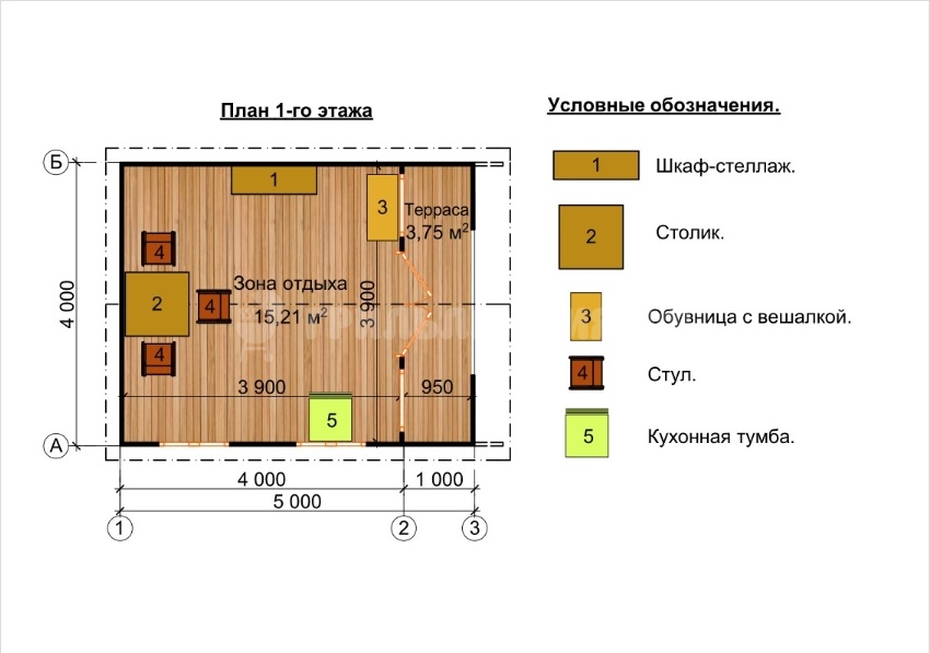 Гарден-Хаус 4x5 м.