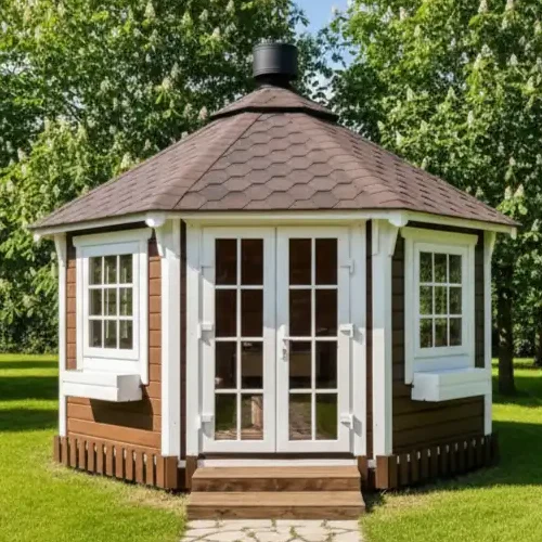 Беседка барбекю Саммер-Хаус Фенси 12м2