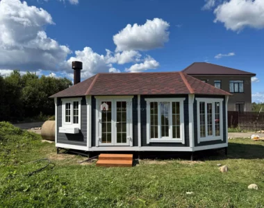 Беседка Гранд Пикник 25м2, база отдыха «Мишка на прудах»