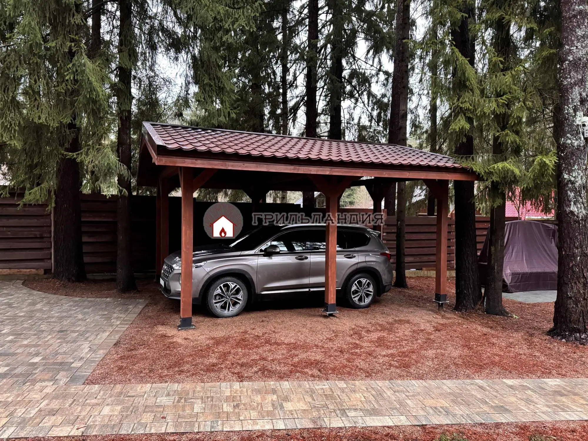 Навес для машины 5 х 4.4м МЧ