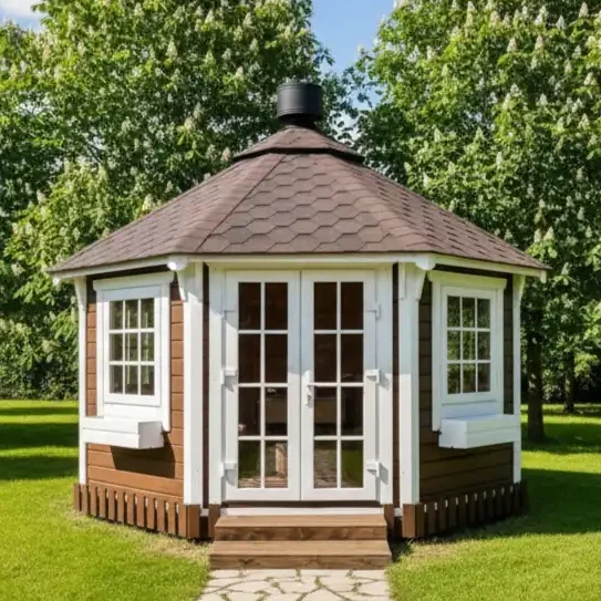 Беседка барбекю Саммер-Хаус Фенси 12м2