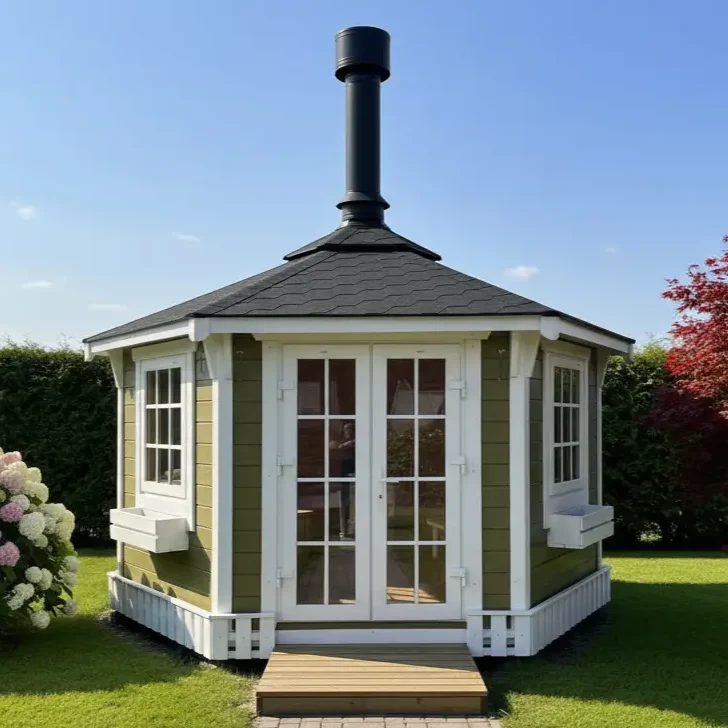 Беседка барбекю Саммер-Хаус Фенси 9м2